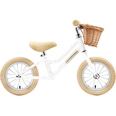 CREME MIA 12" Balance Bicycle White/Gold 2021 0